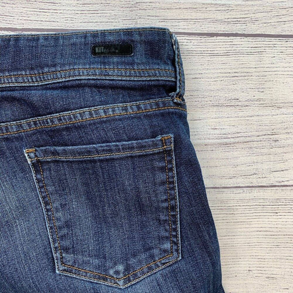 Kut from the Kloth Jean Capri 10 Mid Rise Cuffed 25" Inseam - Picture 8 of 12